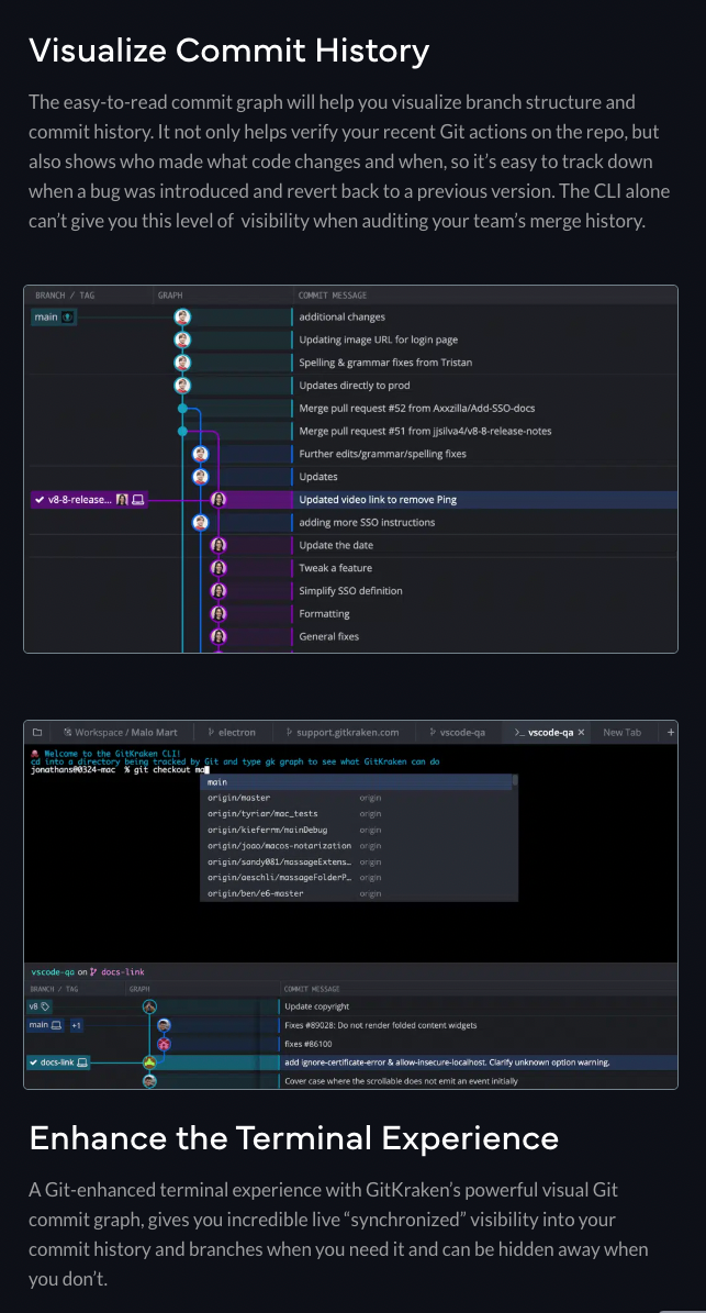 GitKraken features